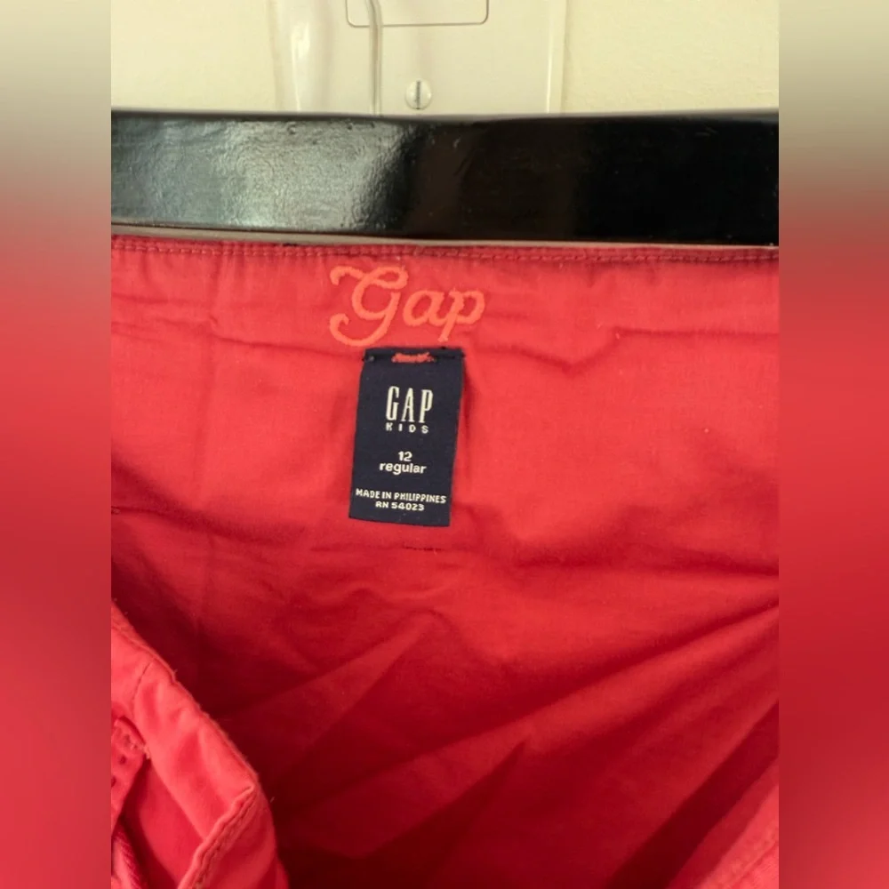 GAP Big Girls Skirt Chic Mini Skirt with Belt Size 12 Regular %100 Cotton